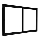 Ver imagem 1 de Janela de Alumínio de Correr Lateral 2 Folhas Móveis com Fecho Embutido em Alumínio Lucasa 120x150