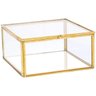 Porta Joias em Vidro Retangular 5,5cmx8,5cmx9,5cm Mart Collection - 1