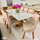 Ver imagem 2 de Sala de Jantar Completa com 8 Cadeiras 2,20x1,10m - Amsterdã Lisboa - Art Salas