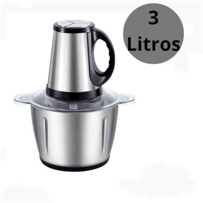 Multiprocessador de Alimentos Elétrico 110v Picador 3 Litros - 2