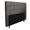 Ver imagem 3 de Cabeceira Estofada Espanha 140cm Casal para Cama Box Suede Cinza - Gat Magazine