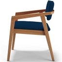 Ver mais imagens de Kit 02 Cadeiras para Sala de Jantar Estar Living Giorgia B04 Suede Azul Marinho - Lyam Decor