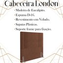 Ver imagem 3 de Cabeceira Solteiro 88 cm London Veludo Terracota Soon