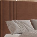 Ver imagem 6 de Cabeceira Solteiro 88 cm London Veludo Terracota Soon