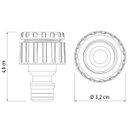 Ver imagem 6 de Esguicho Hidropistola 6 Jatos Mangueira Jardim + Engate Rápido 3/4" e 5/8" + Bico Torneira Engate Rá