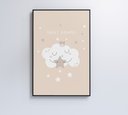 Ver imagem 3 de Quadro Infantil Nuvem Doces Sonhos Decor&quadros Arte022 40x60 Cm Adesivo Fotográfico