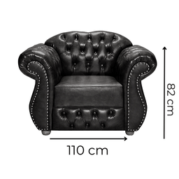 Poltrona Chesterfield Merlô Via Encanto Veludo Bordô - 3