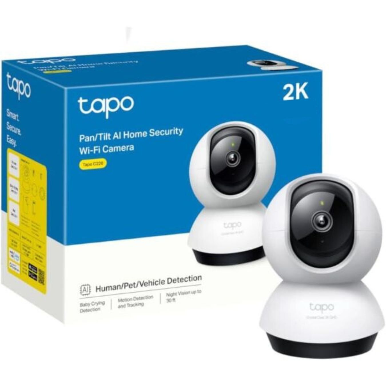 Câmera Tp-link Tapo C210 Resolução 2k (3mp) Full | MadeiraMadeira