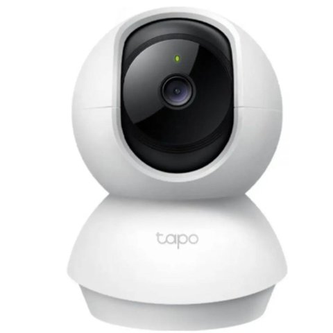 Câmera de Segurança Ip Interna Tp-Link Tapo Tc70 - Wi-Fi - Visão 360° - Full HD - Visão Noturna