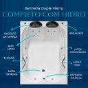 Ver imagem 4 de Banheira Dupla Hierro Completa com Hidro em Acrílico - 220v