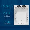 Ver imagem 5 de Banheira Dupla Hierro Completa com Hidro em Acrílico - 220v
