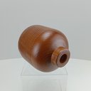 Ver imagem 3 de Vaso Decorativo de Madeira Natural 17x15x15cm Enfeite Sala Mesa Estante Aparador