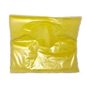 Saco de Lixo 60 Litros Amarelo Comum com 100 Unidades