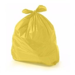 Saco de Lixo 60 Litros Amarelo Comum com 100 Unidades - 2