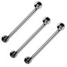 Barra de Apoio Inox 60cm Kit 3 Unidades Banheiro Box Deficiente Idoso Cadeirante Acessibilidade Supo - 1