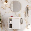 Ver imagem 2 de Kit Banheiro em Aço Jatoba 50cm com Lavatório Mont Branco - 103840 - Cozimax Kit Banheiro em Aço Jat