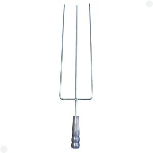 Churrasqueiro Pro: Espeto Triplo para Churrasco com 79 Cm!
