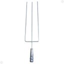 Ver imagem 1 de Churrasqueiro Pro: Espeto Triplo para Churrasco com 79 Cm!