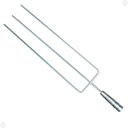 Ver imagem 3 de Churrasqueiro Pro: Espeto Triplo para Churrasco com 79 Cm!