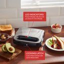 Ver imagem 2 de Elite Gourmet Esm2207ss Sanduicheira Panini 750w Inox