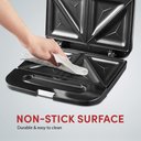 Ver imagem 4 de Elite Gourmet Esm2207ss Sanduicheira Panini 750w Inox
