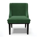 Ver imagem 3 de Kit 10 Cadeiras de Jantar Liz Veludo Verde Base Fixa Madeira Preto - D’Rossi
