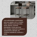 Ver mais imagens de Kit 2 Banquetas Altas Hator para Balcão e Área Gourmet Marrom