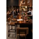 Ver imagem 5 de Kit 2 Banquetas Altas Hator para Balcão e Área Gourmet Marrom
