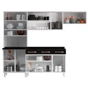 Ver imagem 7 de Cozinha de Aço Completa Telasul Mirage com Balcão Branco/preto