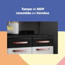 Ver imagem 4 de Cozinha de Aço Completa Telasul Mirage com Balcão Branco/preto