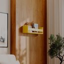 Ver imagem 1 de Prateleira Porta Livro Amarela 50 X 12cm Suporte Invisivel
