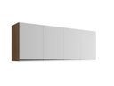Ver imagem 2 de Armário Aéreo Gabinete Multiuso Andreia 160cm - Am/bc - Ajl Móveis