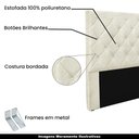 Ver imagem 3 de Cabeceira Decorativa King Size 1,95M Tàzio Linho Natural - Gran Belo