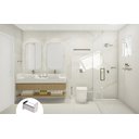 Ver imagem 2 de Cabide de Parede Banheiro 4,5cm em Aço Inox Polido Linha Larissa Brilhante Stainless