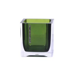 Kit Banheiro em Acrílico 4 Peças Lavabo Porta Sabonete Verde - 4