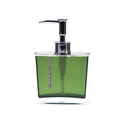 Kit Banheiro em Acrílico 4 Peças Lavabo Porta Sabonete Verde - 2