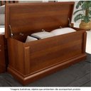 Ver imagem 3 de Baú para Quarto Casal em Madeira Maciça 1,25 Dallas Avelã - Straub Web