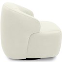 Ver imagem 6 de Poltrona Decorativa Orgânica Giratória para Sala Living Barolo L06 Veludo Bege - Lyam Decor