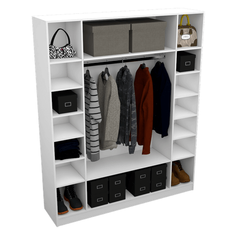 MODULO CLOSET OU LOJA COM CABIDEIRO M87.2021.B (EXPOSITOR) MUNDI MOVEIS