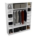 Ver imagem 6 de MODULO CLOSET OU LOJA COM CABIDEIRO M87.2021.B (EXPOSITOR) MUNDI MOVEIS