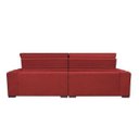Ver imagem 6 de Sofá Lisboa 2,72M Retrátil e Reclinável, Molas No Assento Tecido Suede Velusoft Vermelho Cama