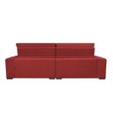 Ver imagem 6 de Sofá Lisboa 3,12M Retrátil e Reclinável, Molas No Assento Tecido Suede Velusoft Vermelho Cama
