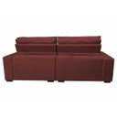 Ver imagem 6 de Sofá Retrátil e Reclinável, Molas Ensacadas Cama Inbox Gold 3,12M Tecido Suede Velusoft Vermelho