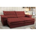 Ver imagem 1 de Sofá Retrátil e Reclinável Molas Pocket Cama Inbox Botonê 2.72M Espuma Viscoelástico Suede