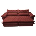Ver imagem 5 de Sofá Retrátil e Reclinável Molas Pocket Cama Inbox Botonê 2.72M Espuma Viscoelástico Suede