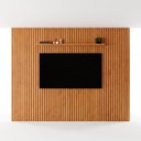 Ver imagem 2 de Painel para TV Lyon 317 cm com 2 Módulos de Expansão 250 cm de Altura sem LED Naturalle Mavaular