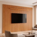 Ver imagem 1 de Painel para TV Lyon 317 cm com 2 Módulos de Expansão 250 cm de Altura sem LED Naturalle Mavaular