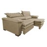 Sofá Retrátil e Reclinável Molas Ensacadas Cama Inbox Botonê 2,32M Espuma Viscoelástico Suede - 8