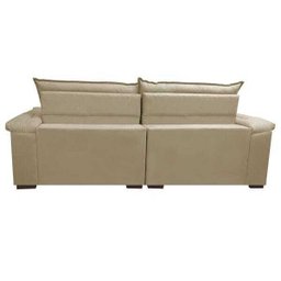 Sofá Retrátil e Reclinável Molas Ensacadas Cama Inbox Botonê 2,32M Espuma Viscoelástico Suede - 6