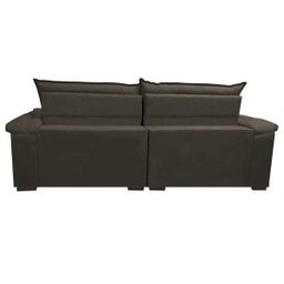 Sofá Retrátil e Reclinável Molas Ensacadas Cama Inbox Botonê 2,32M Espuma Viscoelástico Suede - 6